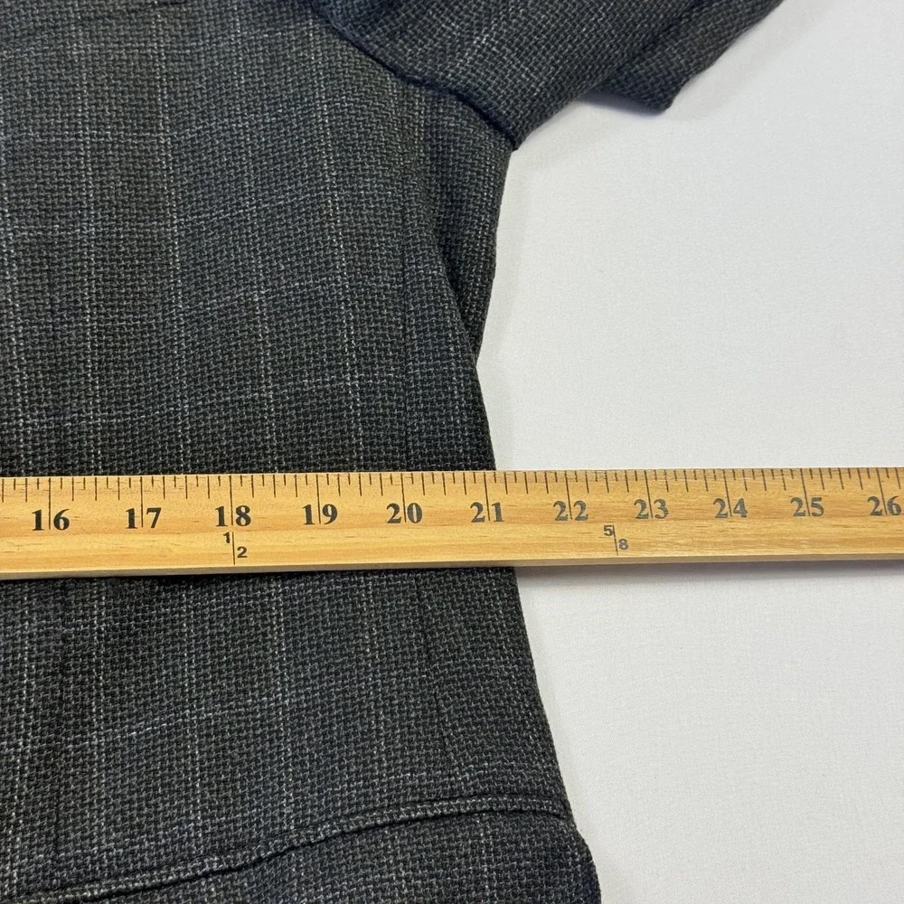 Canali Suit Jacket Mens 54‎ Gray Check Wool Cashmere Tweed Sport Coat Made Italy
